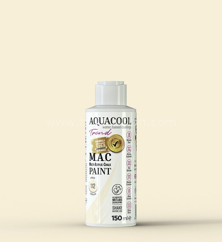 Trend M.A.C Su Bazlı Krem 112 Lake Boya 150 ml 1000 ML