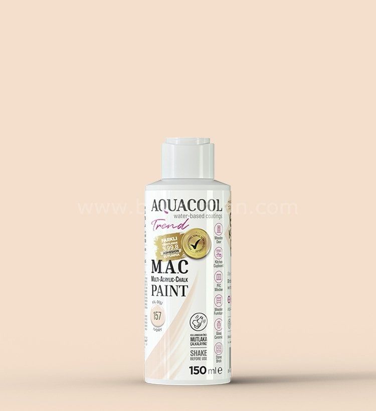 Trend M.A.C Su Bazlı Fildişi 157 Lake Boya 150 ml 1000 ML