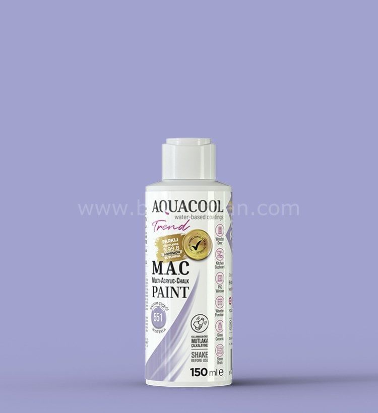Trend M.A.C Su Bazlı Salkım Çiçeği 551 Lake Boya 150 ml 150 ML