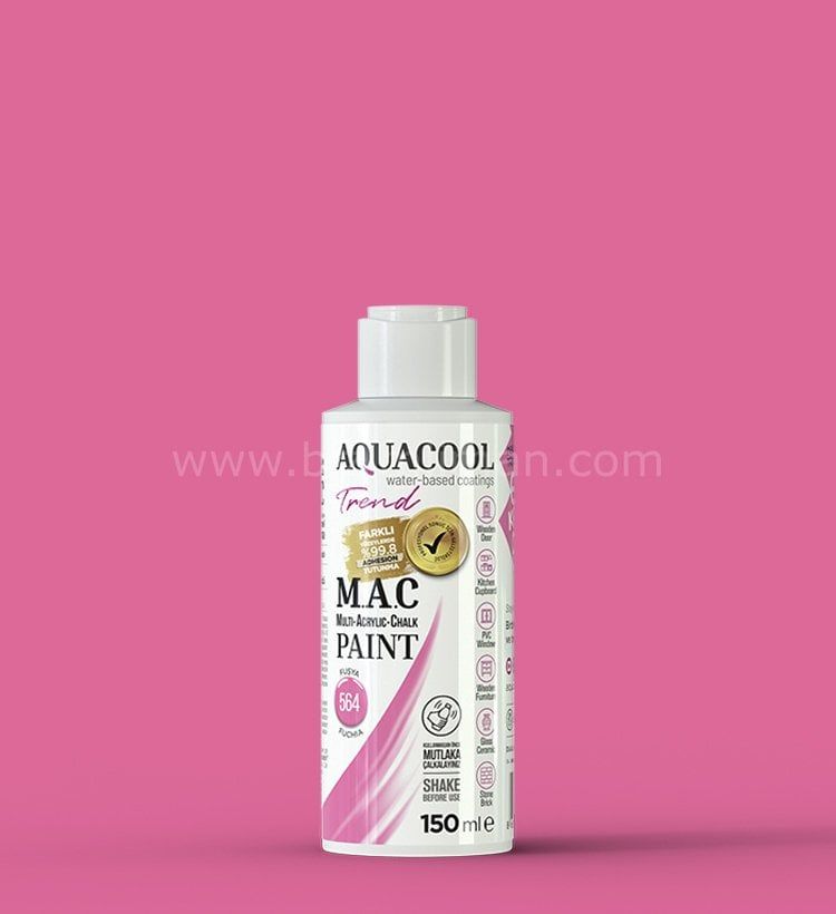 Trend M.A.C Su Bazlı Fuşya 564 Lake Boya 150 ml 150 ML