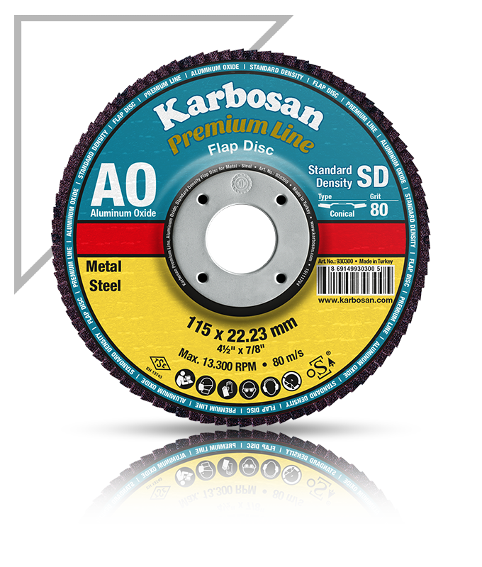 Premium Line AO Flap Disk Zımpara 115mm 80Kum