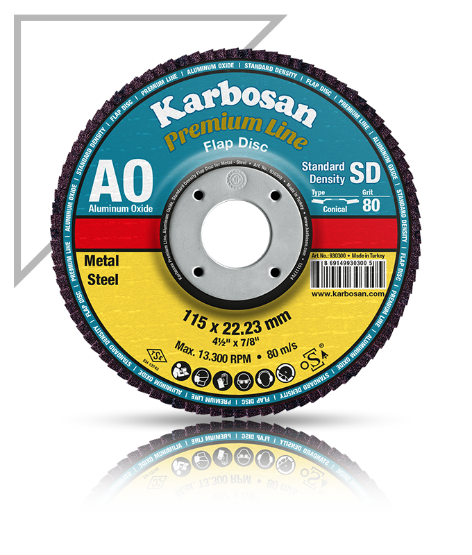 Premium Line AO Flap Disk Zımpara 180mm 80Kum