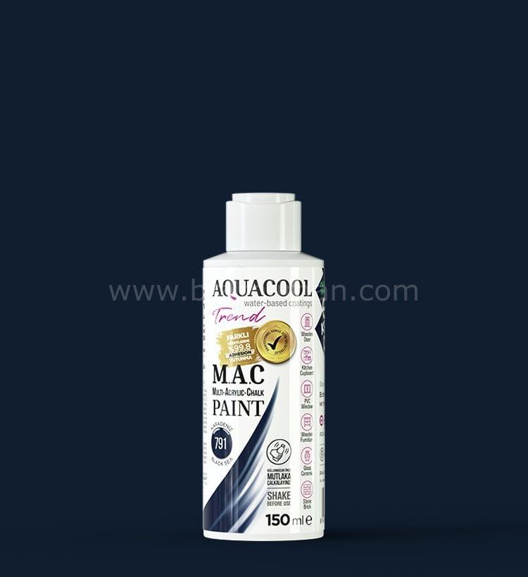 Trend M.A.C Su Bazlı Karadeniz 791  Lake Boya 150 ml 1000 ML