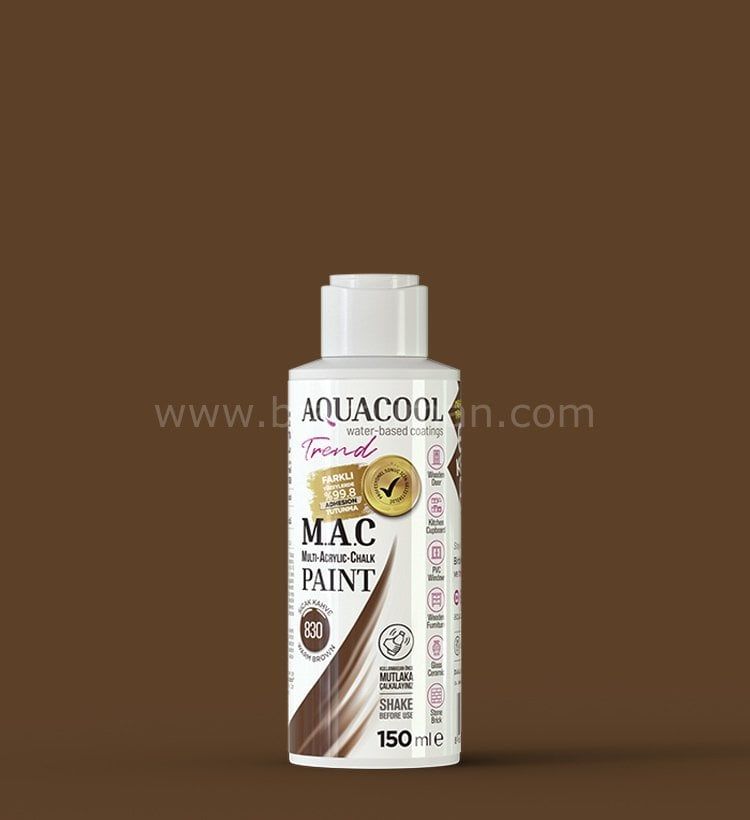 Trend M.A.C Su Bazlı Sıcak Kahve 830  Lake Boya 150 ml 1000 ML