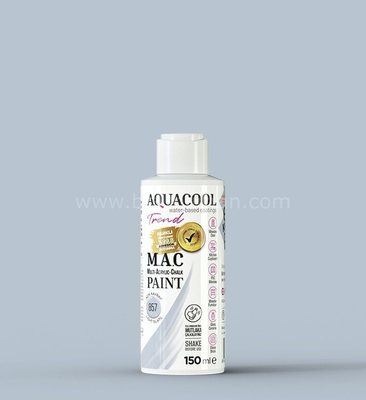 Trend M.A.C Su Bazlı Açık Kayrak 857 Lake Boya 150 ml 1000 ML