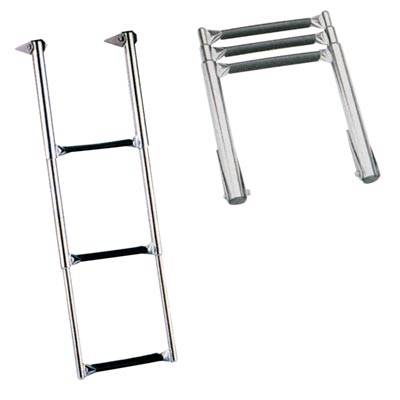 Merdiven Teleskopik Pas.Çelik 3 Basamak
