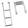 Merdiven Teleskopik Pas.Çelik 3 Basamak