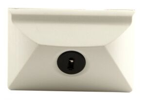 Sürgülü Kapı Kilidi Beyaz