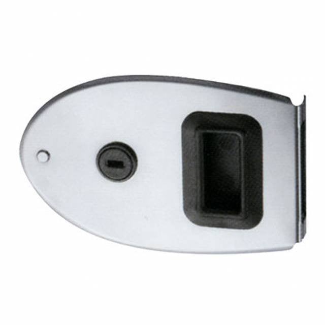 Sürgülü Kapı Kilidi 10-12.7mm Siyah
