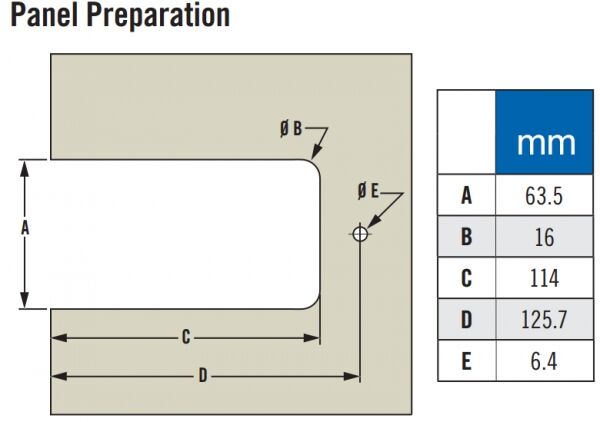 Sürgülü Kapı Kilidi 10-12.7mm Pas.Çelik