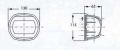 Seyir Feneri Maxi 20 Krom 12V Pruva