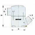 Plastik Waterlock 152-152mm