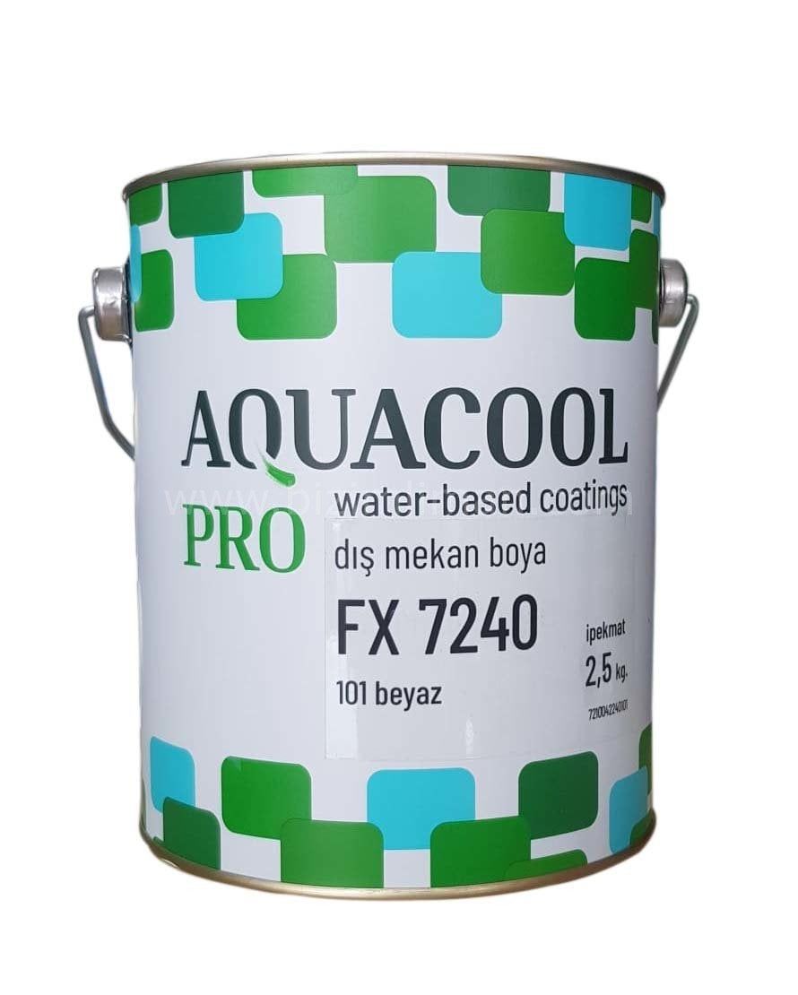 FX 7240 DIŞ MEKAN LAKE YARI MAT 1 Kg - Beyaz