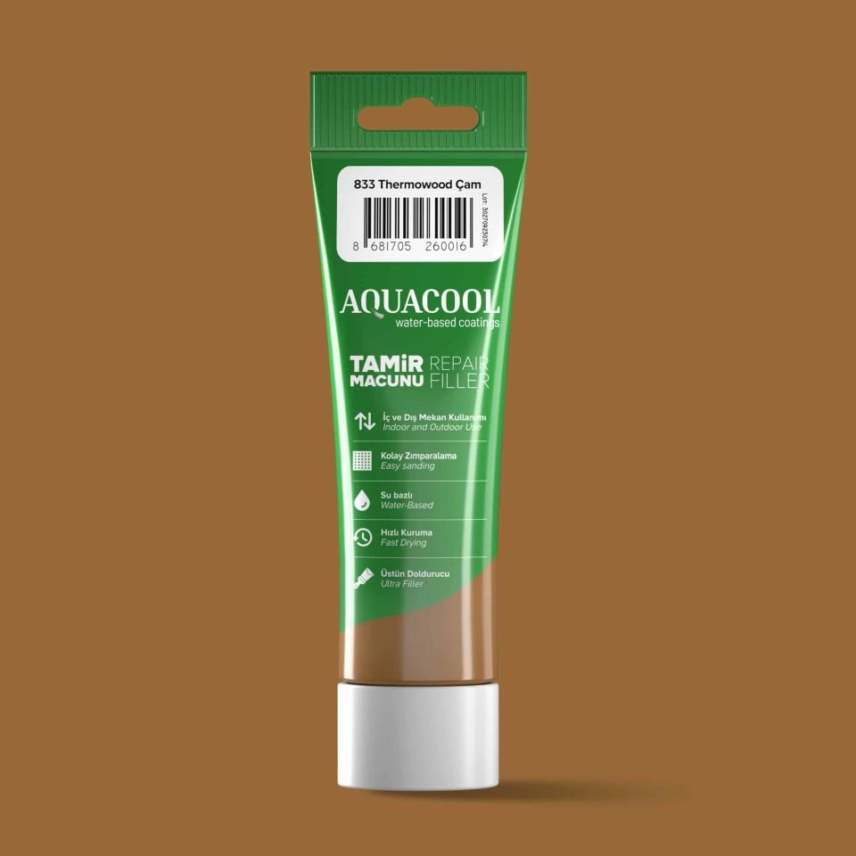 Aquacool Su Bazlı Tamir Macunu 200 Gr. 833 Thermowood Çam